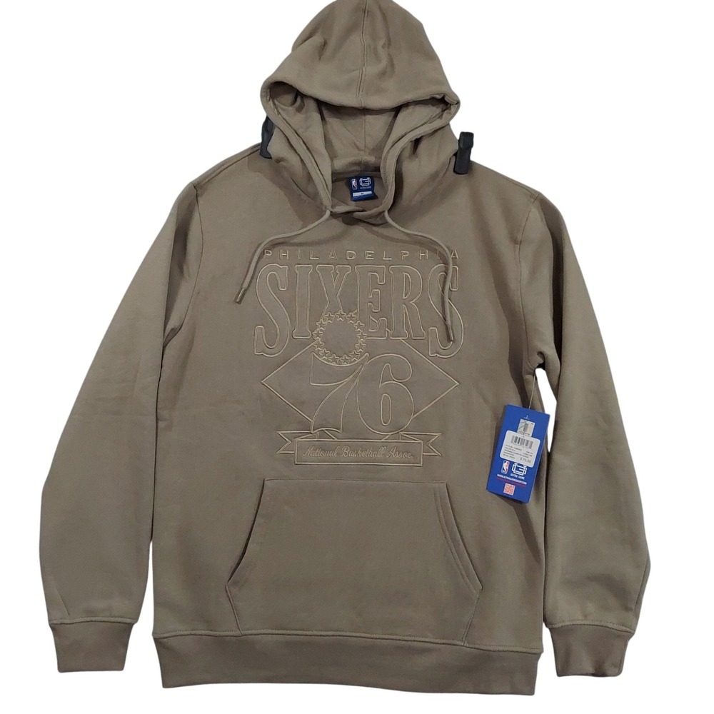 Philadelphia Sixers Hoodie‎ Mens Medium Olive NBA Reigning Champ Ultra Game